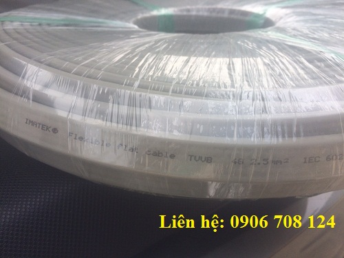 Cáp dẹt cầu trục 4C x 2.5 mm Cáp dẹt cầu trục 4C x 2.5 mm