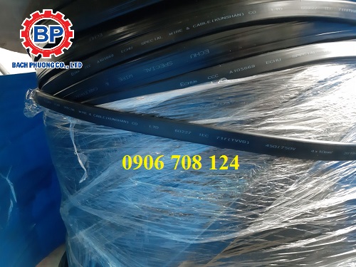 Cáp điện dẹp 4C x 10 mm Cáp điện dẹp 4C x 10 mm