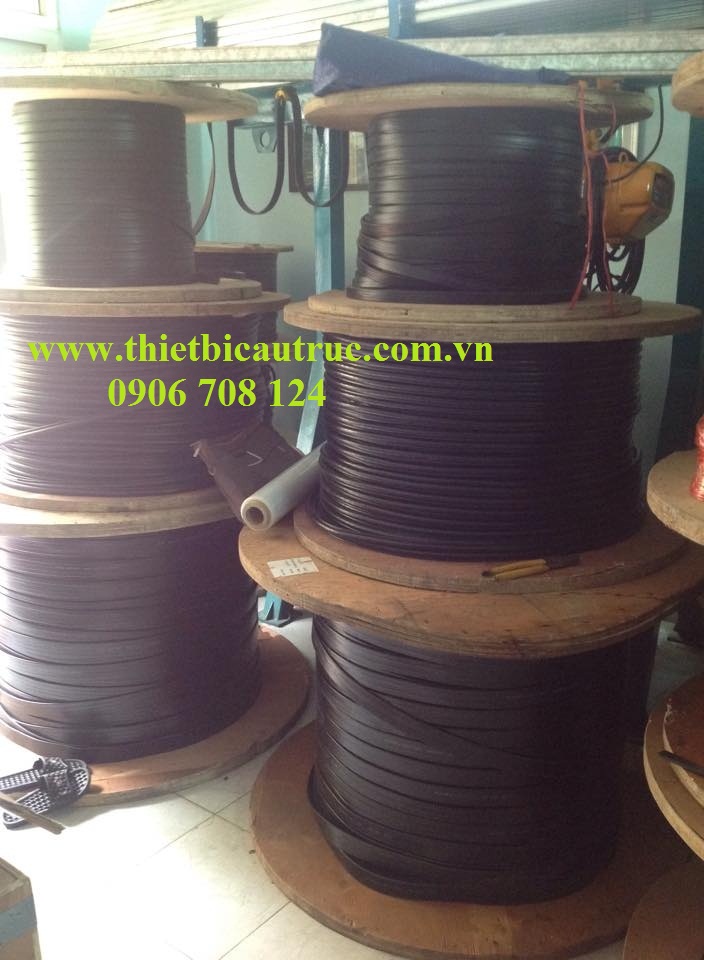 Cáp điện dẹt cầu trục 4C x 2.5mm Cáp điện dẹt cầu trục 4C x 2.5mm