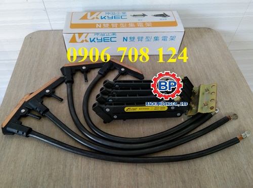 Chổi tiếp điện cầu trục 4P-100A Chổi tiếp điện cầu trục 4P-100A