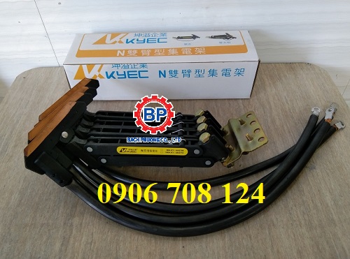 Chổi tiếp điện cầu trục 4P-100A Chổi tiếp điện cầu trục 4P-100A