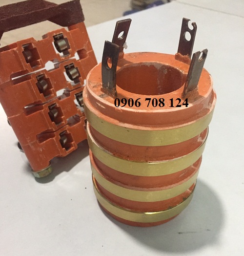 Cổ góp điện 4 vành đường kính 40 x 80 x 95 Cổ góp điện 4 vành đường kính 40 x 80 x 95