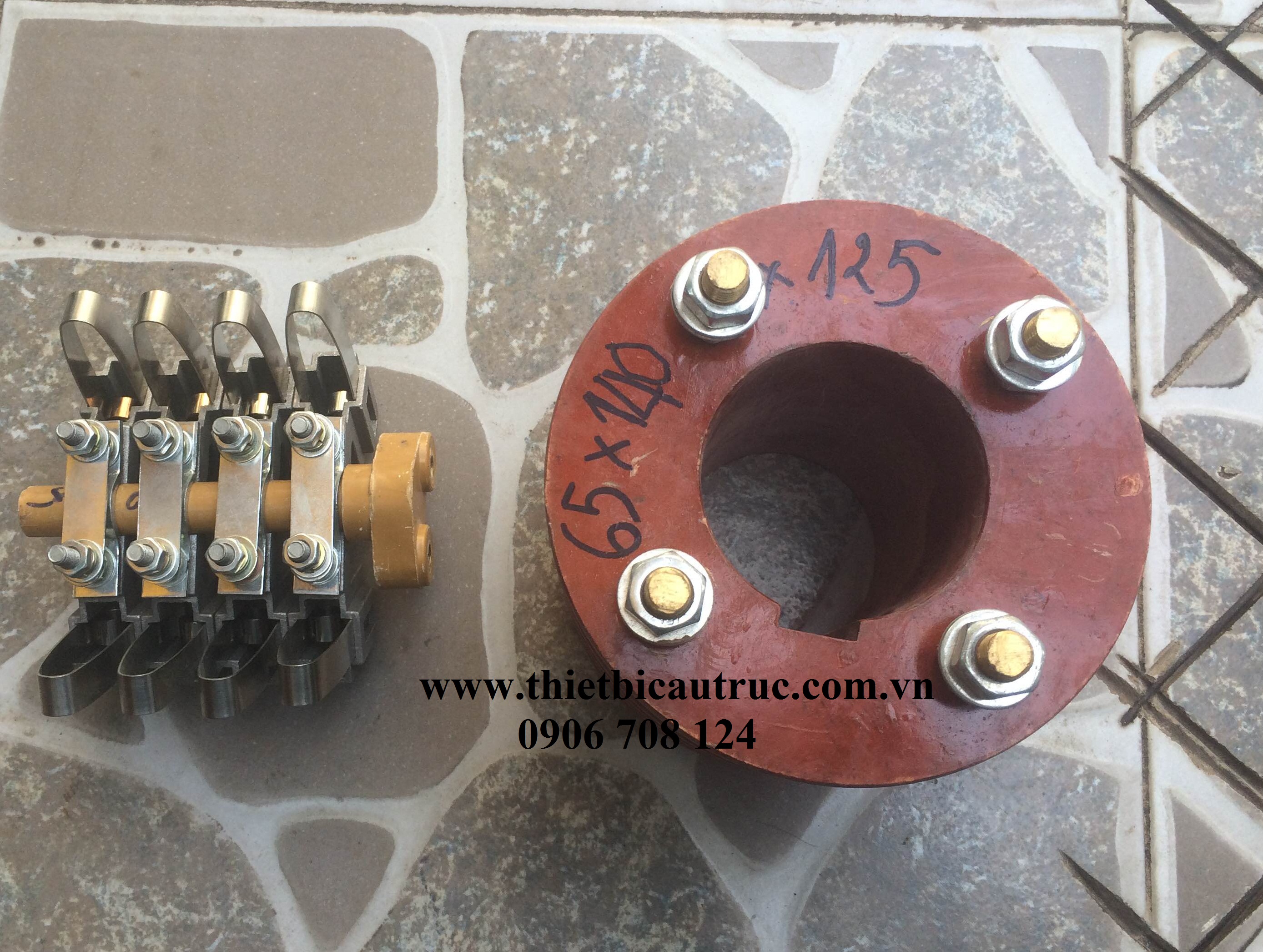 cổ góp điện 4 vành trượt cổ góp điện 4 vành trượt