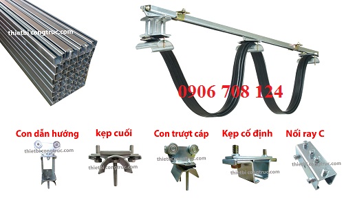 Con lăn dẫn hướng ray C cầu trục Con lăn dẫn hướng ray C cầu trục