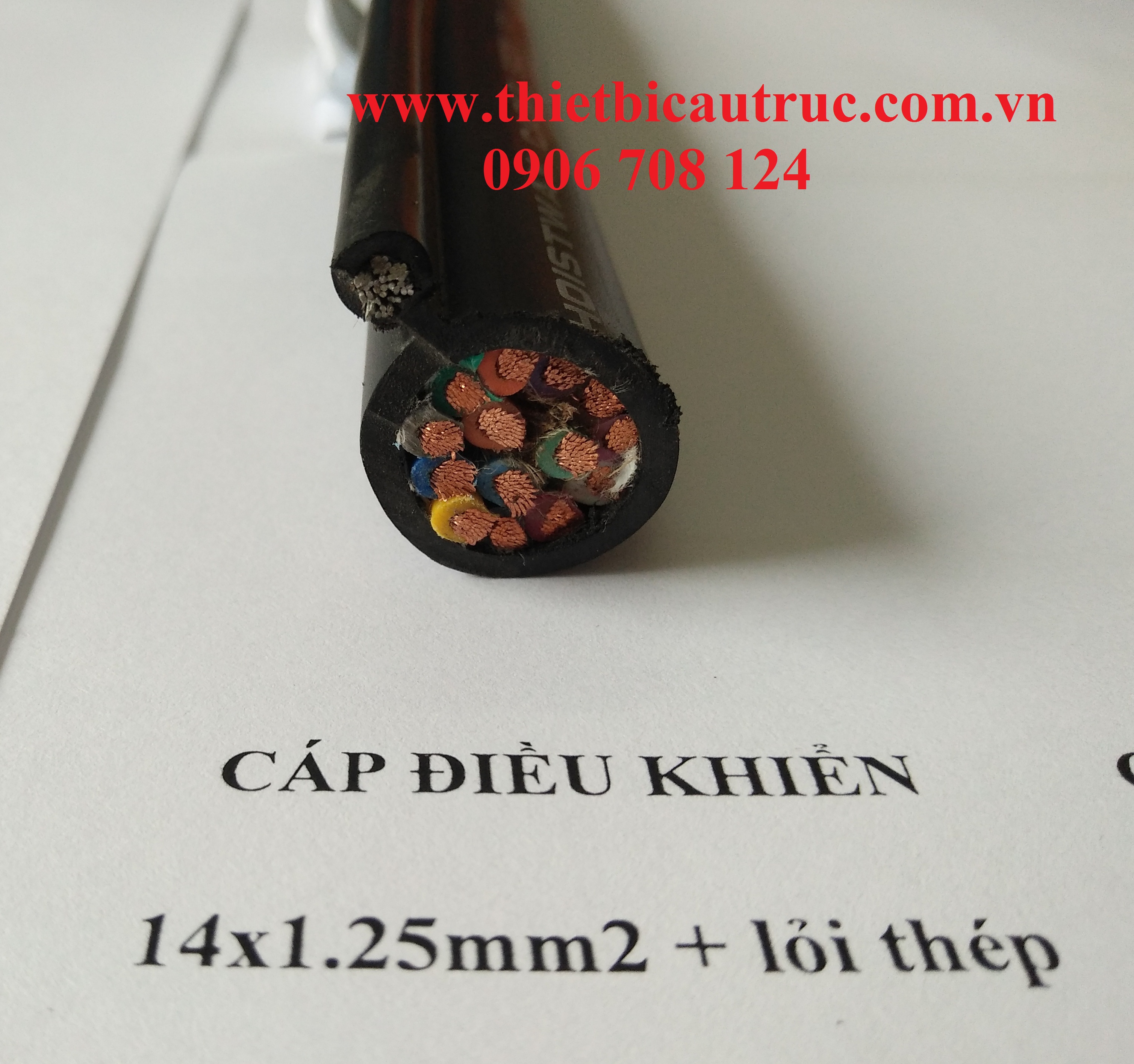 Dây cáp điều khiển cầu trục Dây cáp điều khiển cầu trục