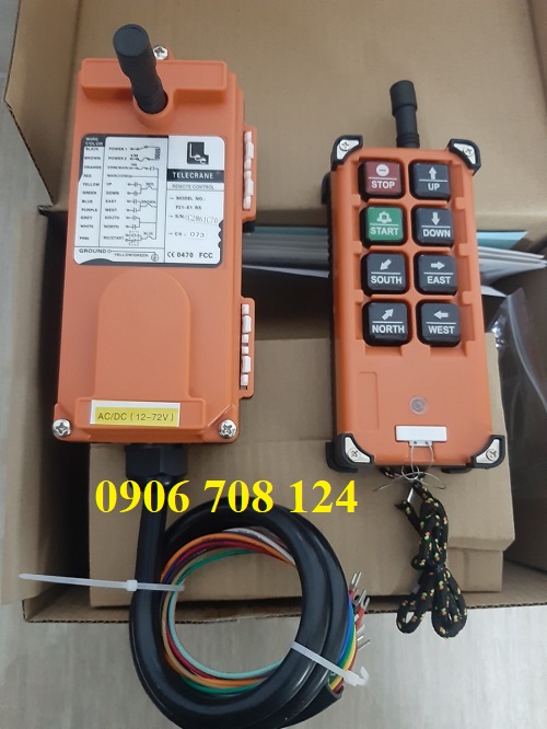 Điều khiển từ xa 6 nút 24V Điều khiển từ xa 6 nút 24V