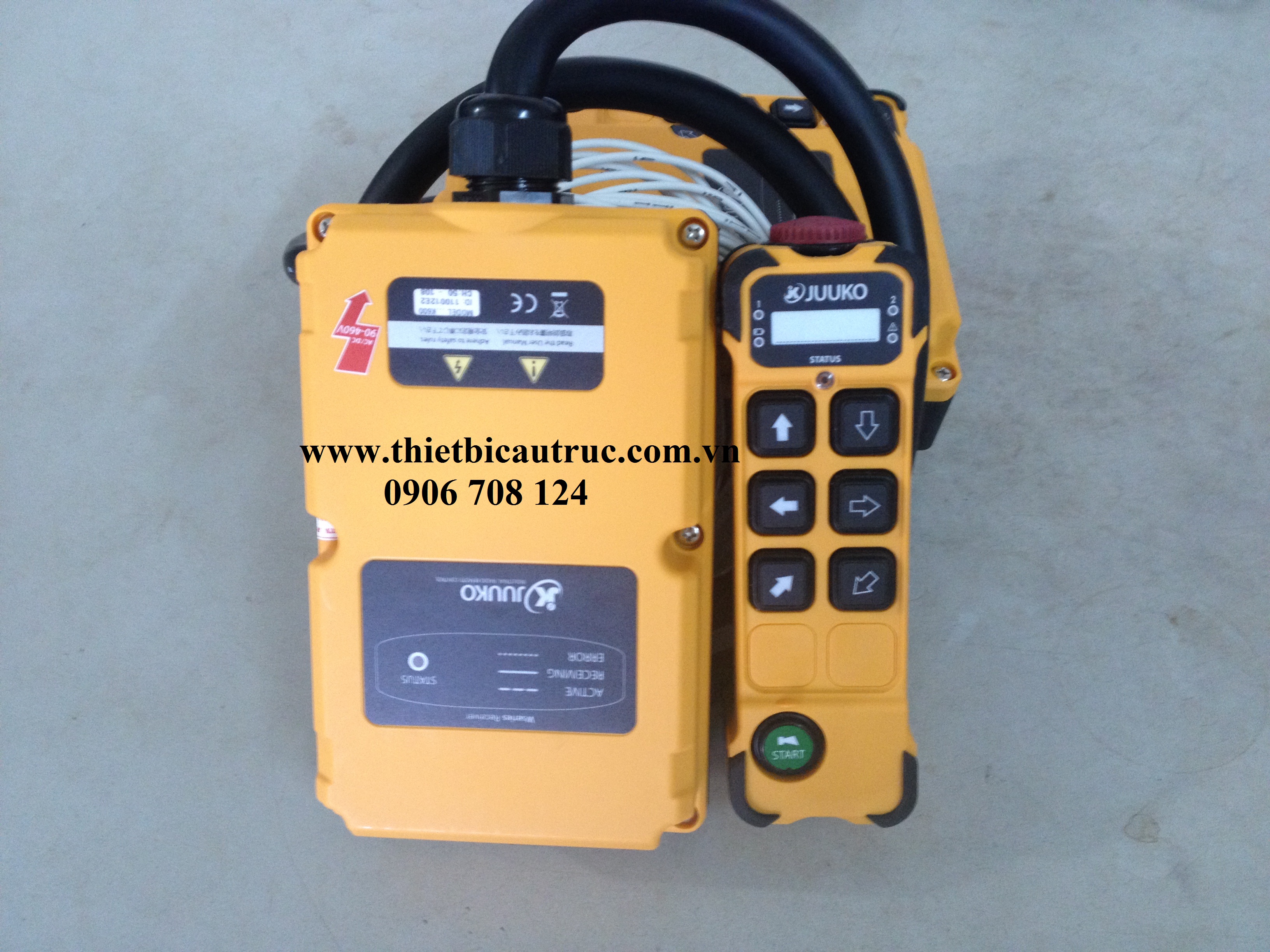 Điều khiển từ xa cho cầu trục 6 hướng Điều khiển từ xa cho cầu trục 6 hướng