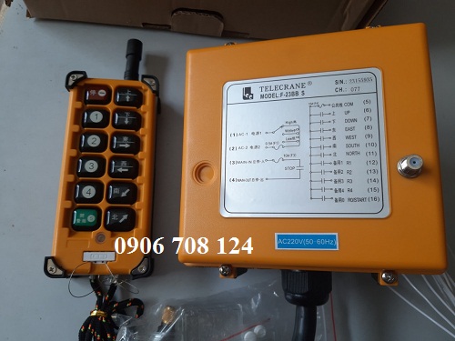 điều khiển từ xa cầu trục 12 nút F23-BB điều khiển từ xa cầu trục 12 nút F23-BB