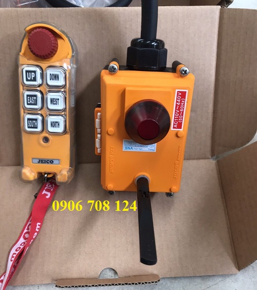 Điều khiển từ xa cầu trục Jeico Jremo 6KA Điều khiển từ xa cầu trục Jeico Jremo 6KA
