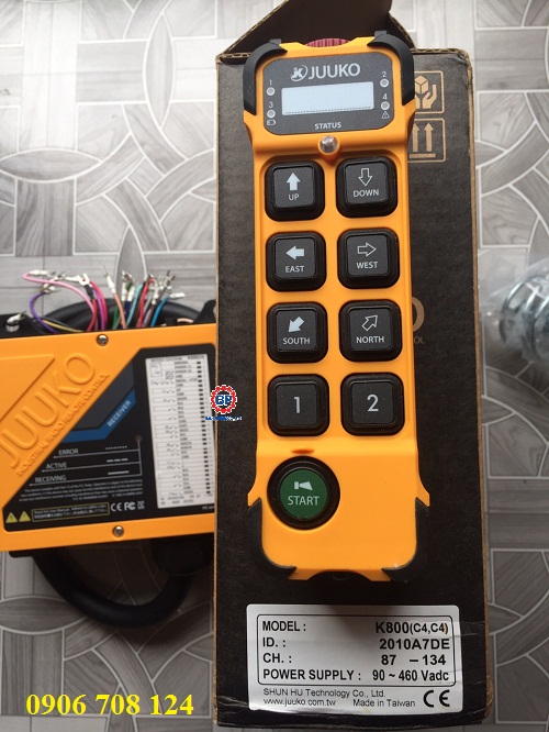 điều khiển từ xa cầu trục HS-k800 điều khiển từ xa cầu trục HS-k800