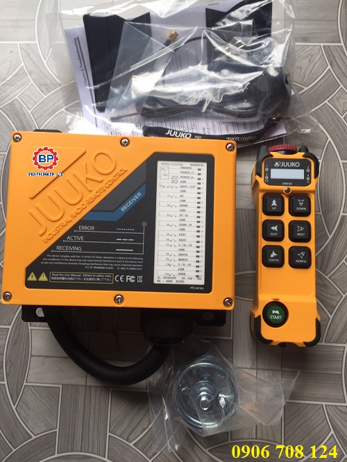 Báo giá điều khiển từ xa cầu trục Juuko K606 Báo giá điều khiển từ xa cầu trục Juuko K606