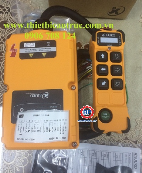 Điều khiển từ xa cầu trục Juuko K600 Điều khiển từ xa cầu trục Juuko K600