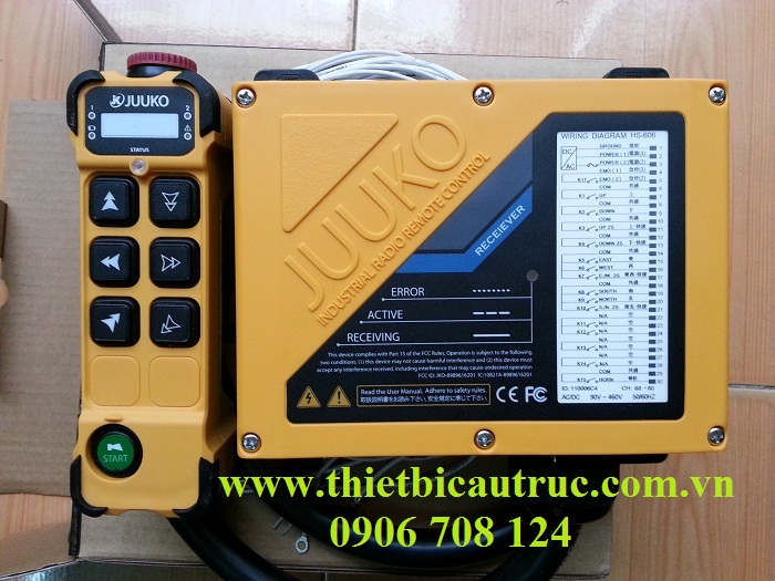 Điều khiển từ xa cầu trục sử dụng như thế nào Điều khiển từ xa cầu trục sử dụng như thế nào