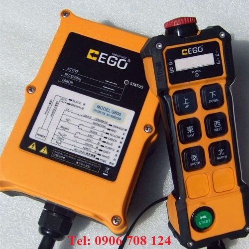 Điều khiển từ xa cầu trục EGO G600 Điều khiển từ xa cầu trục EGO G600