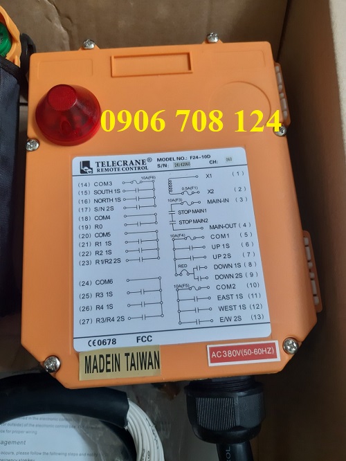 Điều khiển từ xa Telecrane F24-10D Điều khiển từ xa Telecrane F24-10D