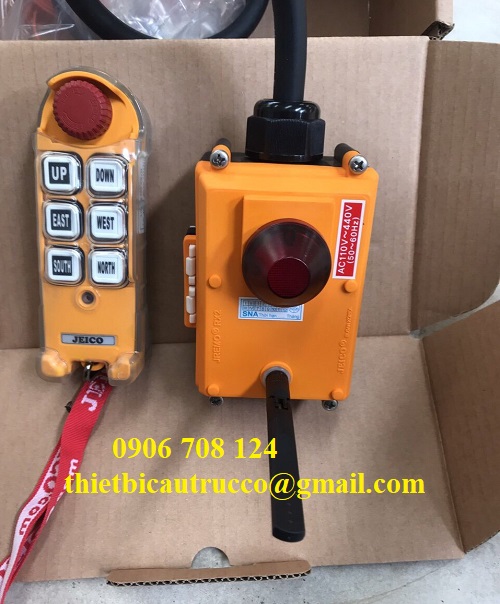Điều khiển từ xa cầu trục Jeico 6K Điều khiển từ xa cầu trục Jeico 6K