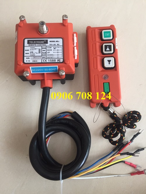 Điều khiển từ xa 2 nút cho tời điện PA 500 Điều khiển từ xa 2 nút cho tời điện PA 500