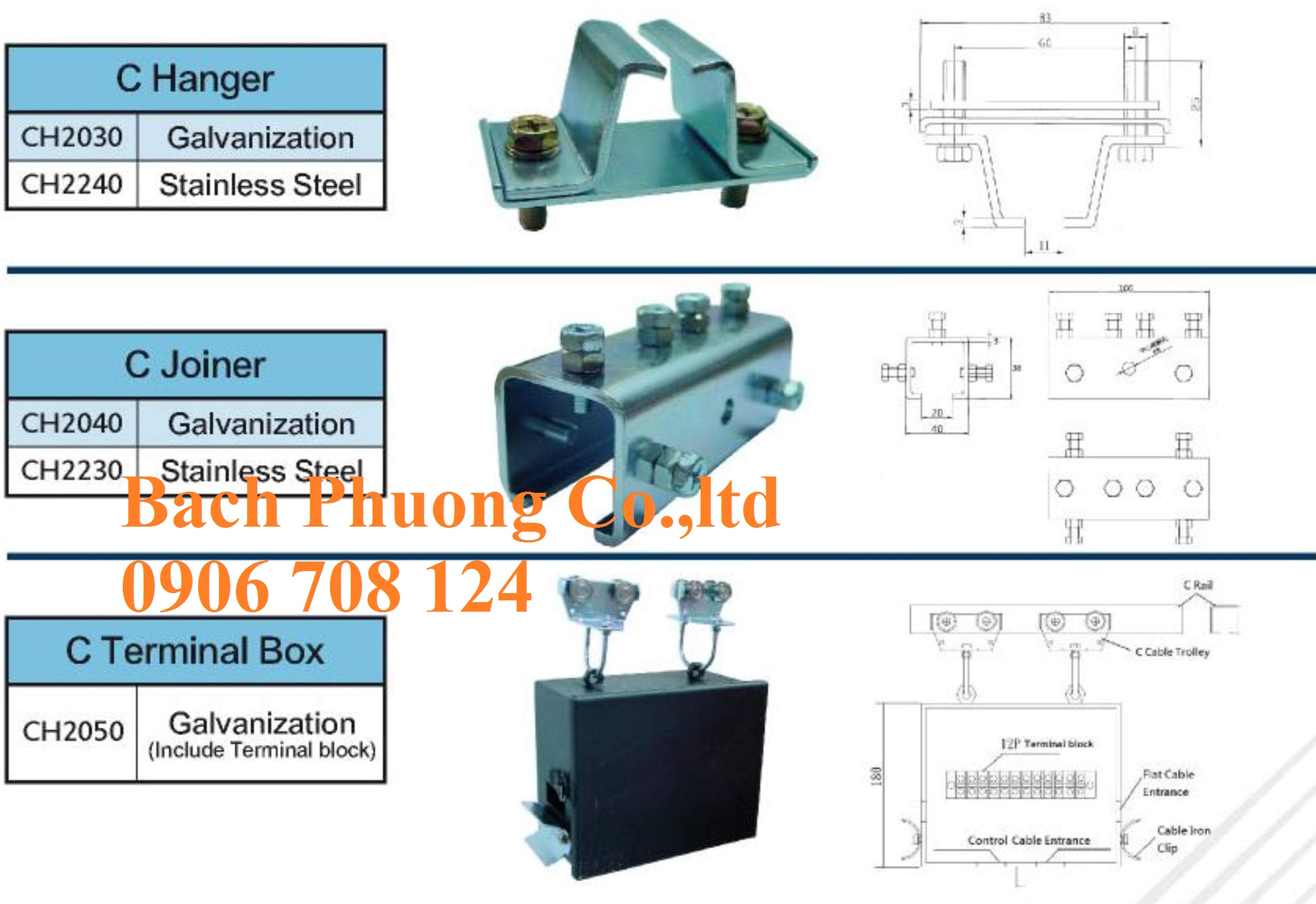 hệ thống điện máng C treo cáp dẹp cầu trục hệ thống điện máng C treo cáp dẹp cầu trục