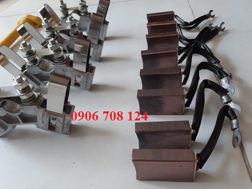 kẹp chổi than cổ góp điện kẹp chổi than cổ góp điện