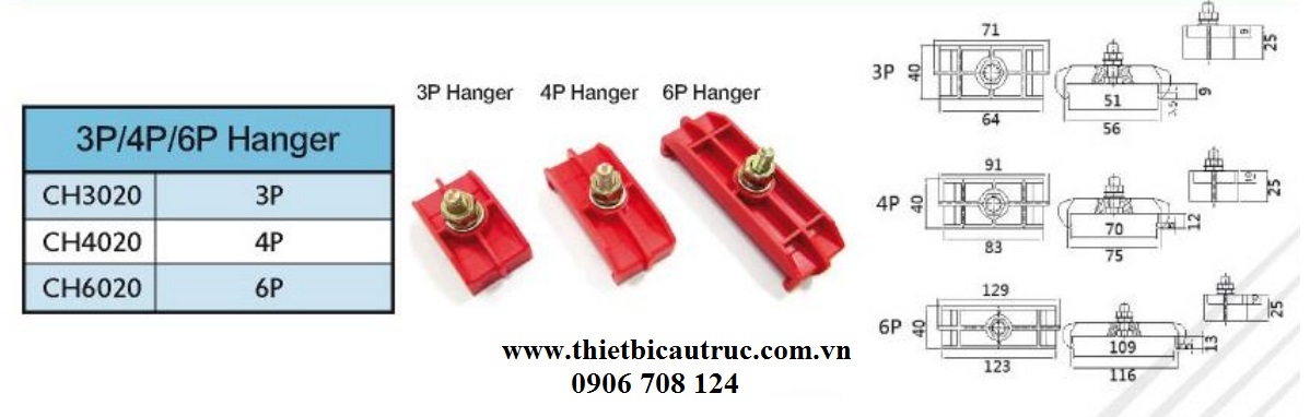 Móc treo ray điện an toàn cầu trục Móc treo ray điện an toàn cầu trục