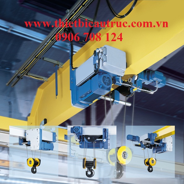 Palang cáp điện dầm đơn 1 tấn Palang cáp điện dầm đơn 1 tấn