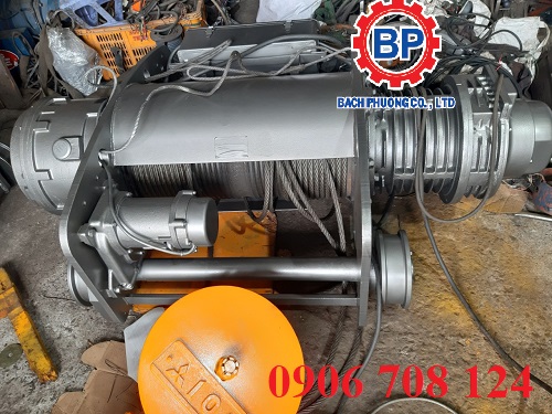 Palang cáp dầm đôi 10 tấn Mitsubishi Nhật cũ Palang cáp dầm đôi 10 tấn Mitsubishi Nhật cũ