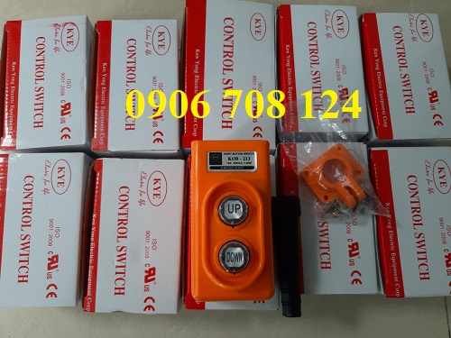 Tay bấm điều khiển 2 nút 15A KOB - 213 Tay bấm điều khiển 2 nút 15A KOB - 213