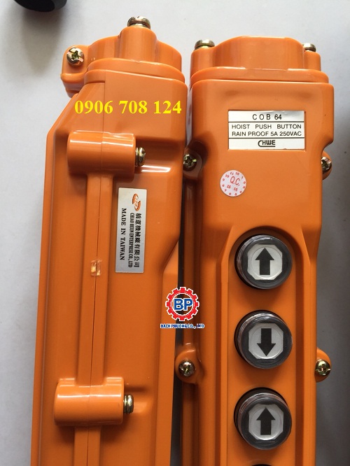 tay bấm điều khiển cầu trục đài loan COB tay bấm điều khiển cầu trục đài loan COB
