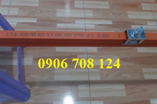 Thanh ray điện cầu trục 1P-500A Thanh ray điện cầu trục 1P-500A