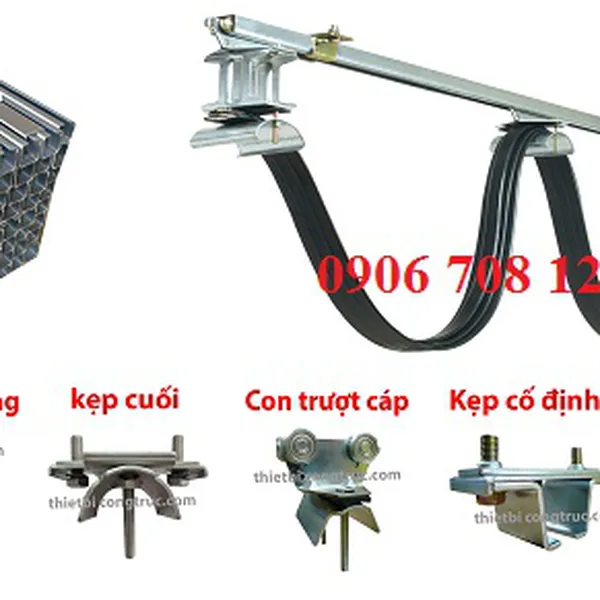 Ray C cầu trục cáp dẹp