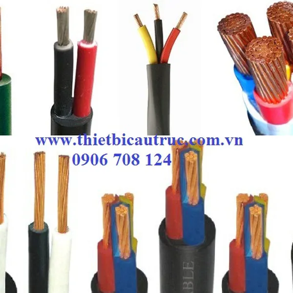 Các loại dây cáp điện mềm - cứng