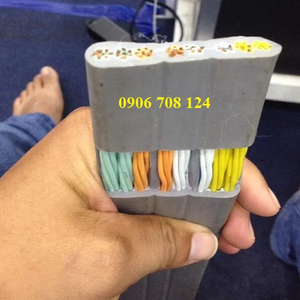 Cáp điện dẹt cầu trục