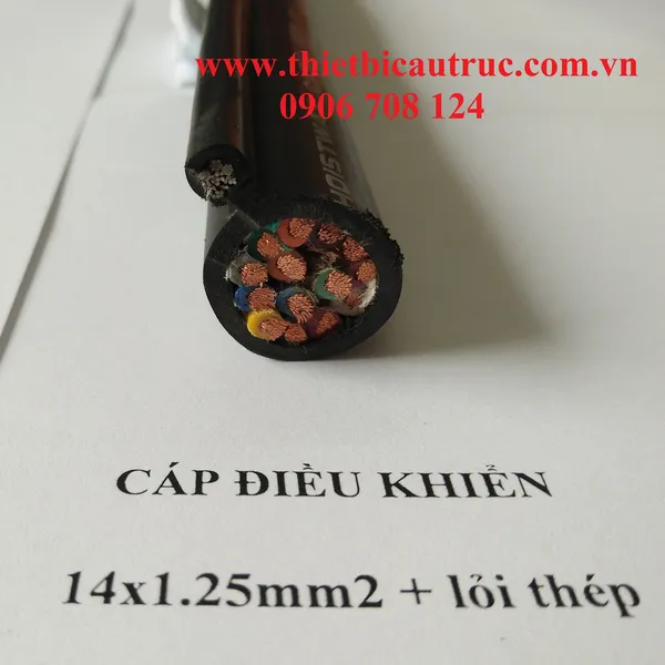 Cáp điều khiển có lõi thép chịu lực 14C x 1.25 mm