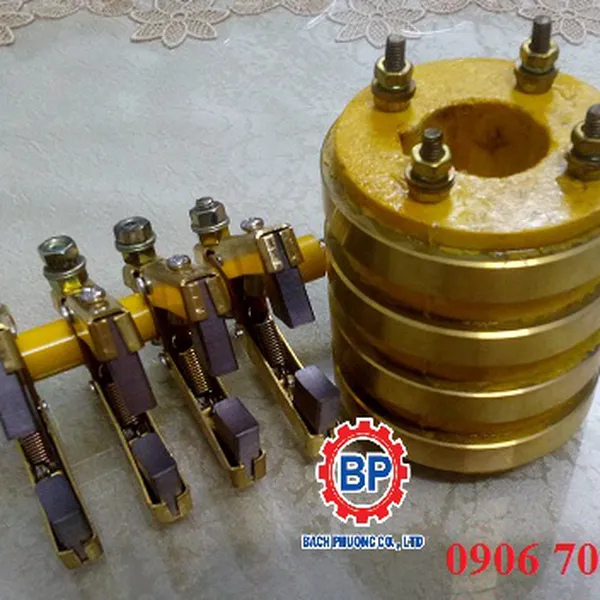 Cổ góp điện cho quạt sấy lò gạch