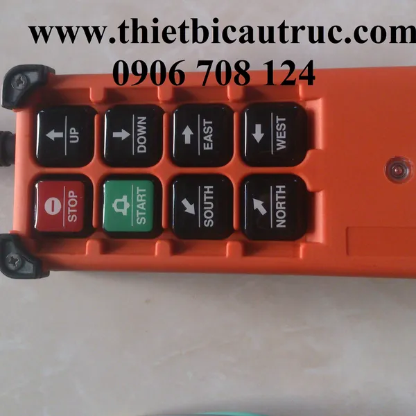 Điều khiển từ xa 8 nút bấm cho cầu trục