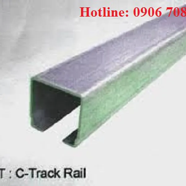 Rail C-track cáp dẹt cầu trục