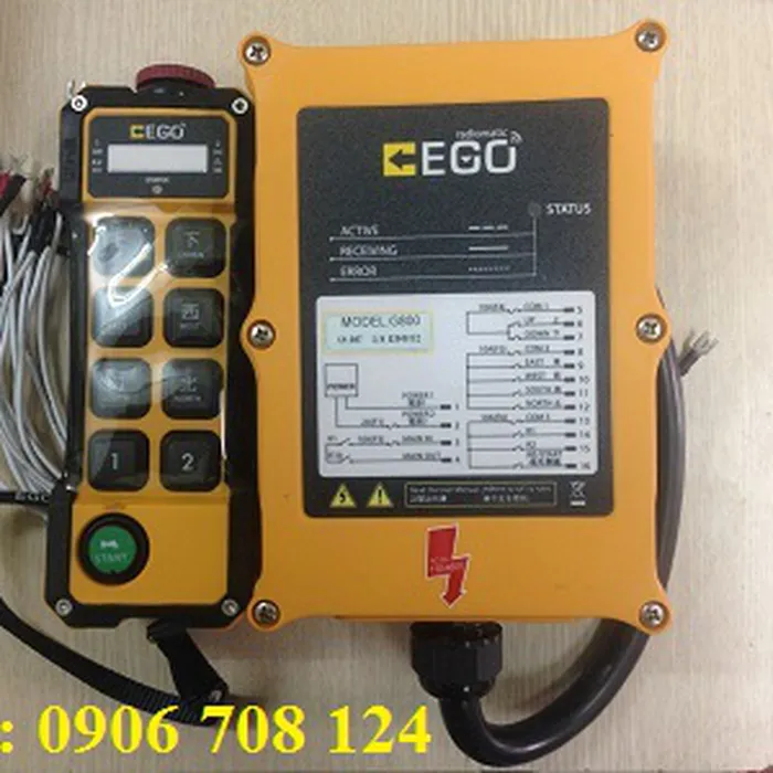 Bộ điều khiển từ xa cầu trục EGO G800