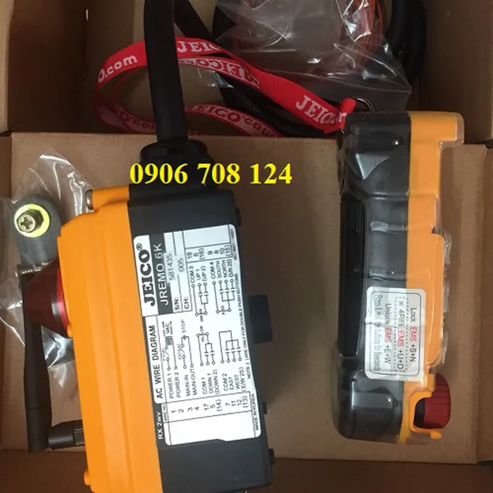 Điều khiển từ xa cầu trục JEICO Hàn Quốc