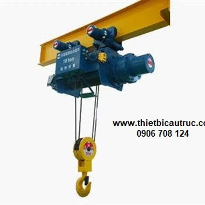 Palang cáp điện dầm đơn 1 tấn