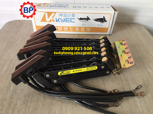 Chổi tiếp điện cầu trục Kyec 6P60A Chổi tiếp điện cầu trục Kyec 6P60A