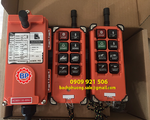 Telecrane F21- E1B bộ điều khiển từ xa 2 tay bấm Telecrane F21- E1B bộ điều khiển từ xa 2 tay bấm
