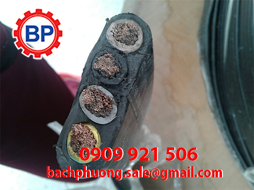 Cáp dẹp cấp điện cho cầu trục Cáp dẹp cấp điện cho cầu trục