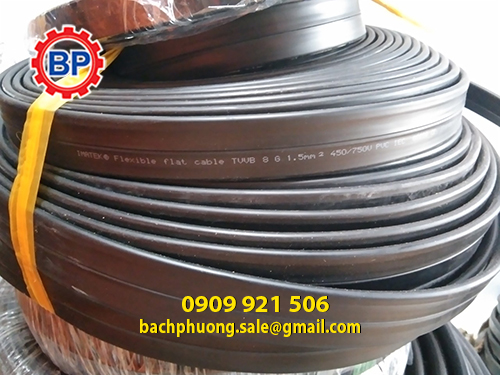 Cáp dẹp cầu trục 4x4mm Cáp dẹp cầu trục 4x4mm