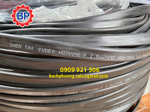 Cáp điện dẹp shentai 4x4mm Cáp điện dẹp shentai 4x4mm