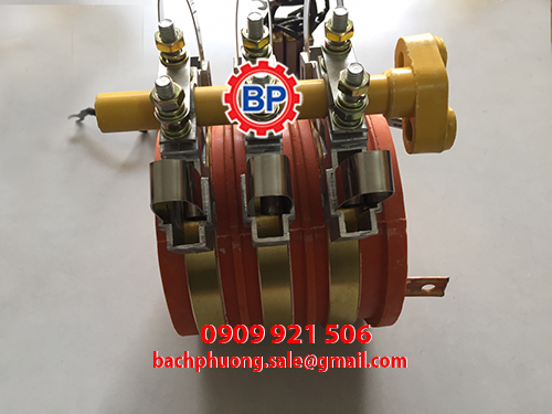 Cổ góp điện cầu trục rãnh dương Cổ góp điện cầu trục rãnh dương