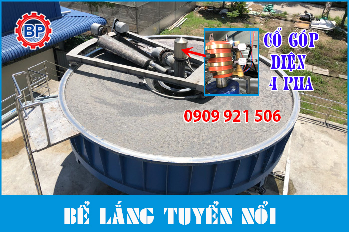 Cổ góp điện sử lý nước thải tại bể lắng, tuyển nổi Cổ góp điện sử lý nước thải tại bể lắng, tuyển nổi