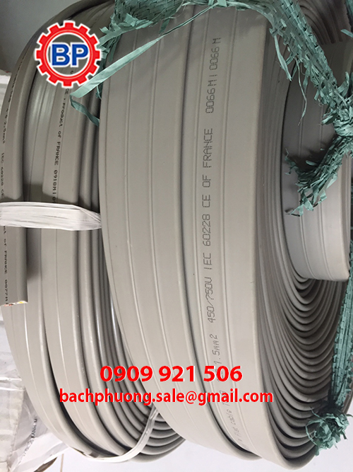 Dây cáp dẹt cấu trục 4Cx1.5mm Dây cáp dẹt cấu trục 4Cx1.5mm