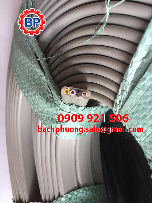 Dây cáp dẹt cầu trục 4Cx2.5mm2 Dây cáp dẹt cầu trục 4Cx2.5mm2
