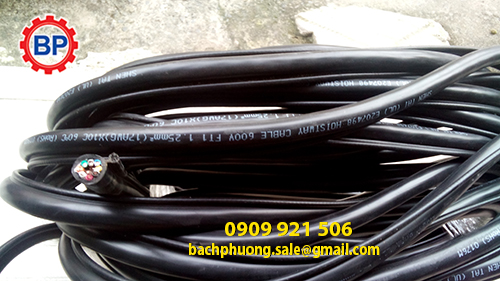 Dây cáp điều khiển cho cầu trục 10Cx1.25mm Dây cáp điều khiển cho cầu trục 10Cx1.25mm