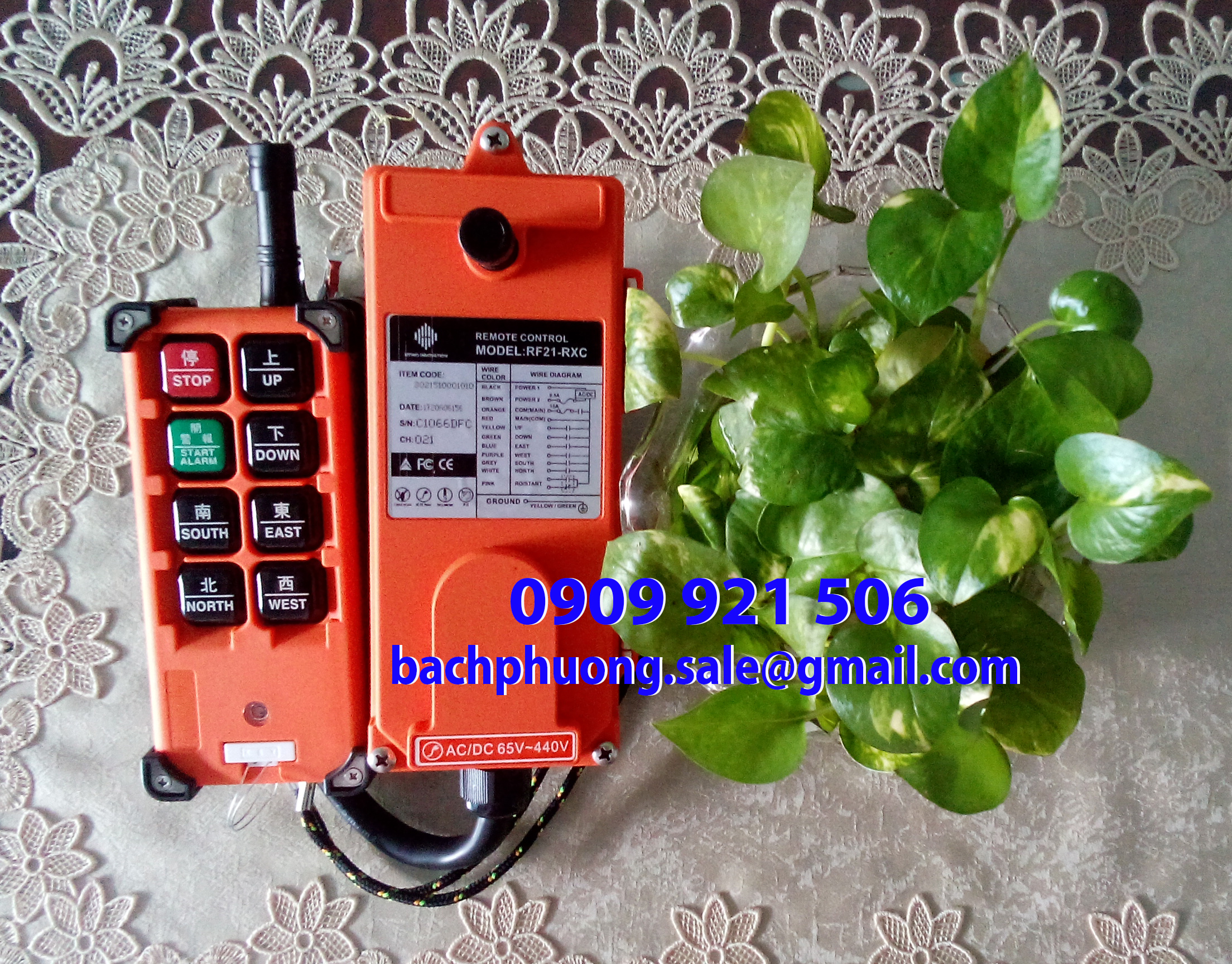 Điều khiển từ xa Telecrane F21- E1B TX Điều khiển từ xa Telecrane F21- E1B TX